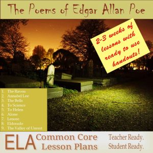 Edgar Allan Poe Poetry Lesson Plans