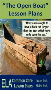 "The Open Boat" lesson plans picture