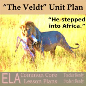 "The Veldt" lesson plans image.
