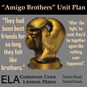 "Amigo Brothers" by Piri Thomas Lesson Plans